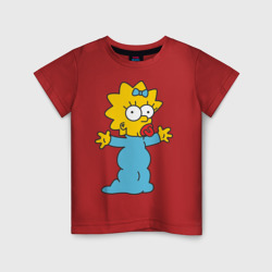 Детская футболка хлопок Maggie Simpson