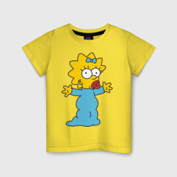 Детская футболка хлопок Maggie Simpson