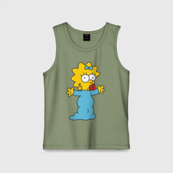 Детская майка хлопок Maggie Simpson