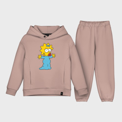 Детский костюм хлопок Oversize Maggie Simpson