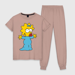 Женская пижама хлопок Maggie Simpson