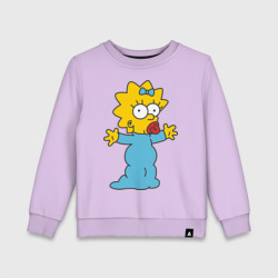 Детский свитшот хлопок Maggie Simpson