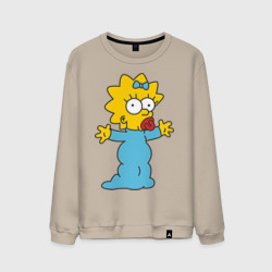 Мужской свитшот хлопок Maggie Simpson