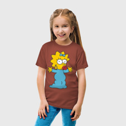 Детская футболка хлопок Maggie Simpson - фото 2