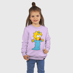 Детский свитшот хлопок Maggie Simpson - фото 2