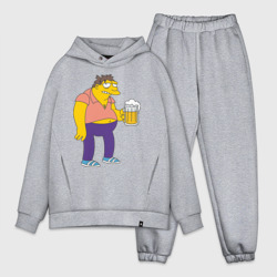 Мужской костюм oversize хлопок Barney Gumble