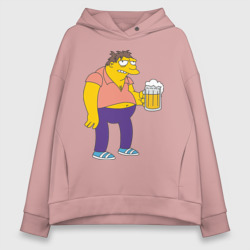 Женское худи Oversize хлопок Barney Gumble