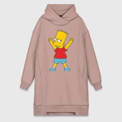 Платье-худи хлопок Bart Simpson 2