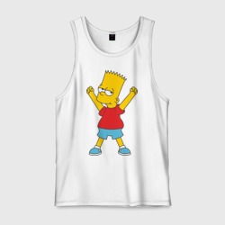 Мужская майка хлопок Bart Simpson 2