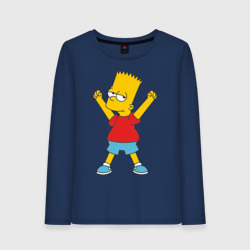 Женский лонгслив хлопок Bart Simpson 2