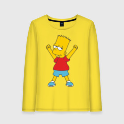 Женский лонгслив хлопок Bart Simpson 2