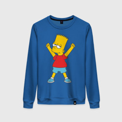 Женский свитшот хлопок Bart Simpson 2