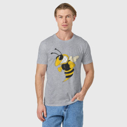 Мужская футболка хлопок Пчела - фото 2