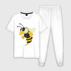 Мужская пижама хлопок Пчела