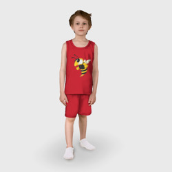Детская пижама с шортами хлопок Пчела - фото 2