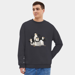 Мужской свитшот oversize без начеса хлопок Мадагаскар 8 - фото 2