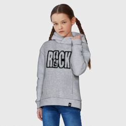 Детское худи Oversize хлопок Rock Logo - фото 2