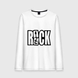 Мужской лонгслив хлопок Rock Logo