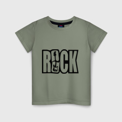Детская футболка хлопок Rock Logo