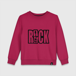 Детский свитшот хлопок Rock Logo