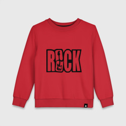 Детский свитшот хлопок Rock Logo