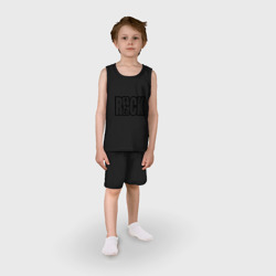 Детская пижама с шортами хлопок Rock Logo - фото 2