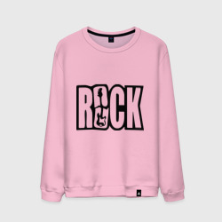 Мужской свитшот хлопок Rock Logo