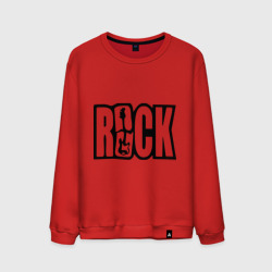 Мужской свитшот хлопок Rock Logo