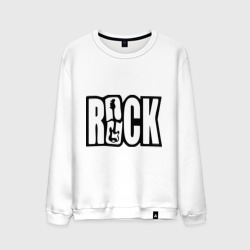 Мужской свитшот хлопок Rock Logo