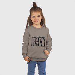 Детский свитшот хлопок Rock Logo - фото 2