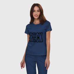 Женская пижама хлопок Rock Logo - фото 2
