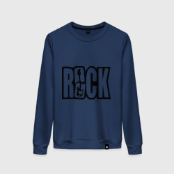 Женский свитшот хлопок Rock Logo