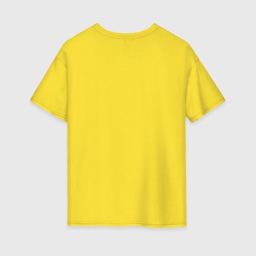 Женская футболка хлопок Oversize Skoda, цвет желтый - фото 2