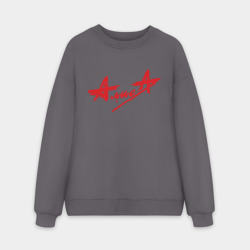 Мужской свитшот oversize без начеса хлопок Алиса