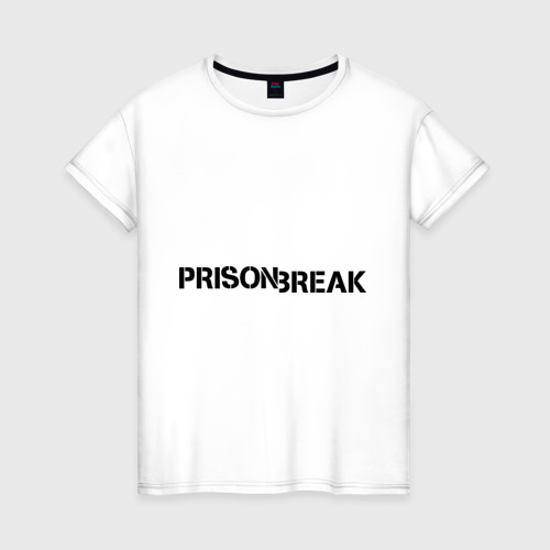 Женская футболка хлопок Prison Break, цвет белый