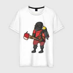 Мужская футболка хлопок Pyro comics - TF2