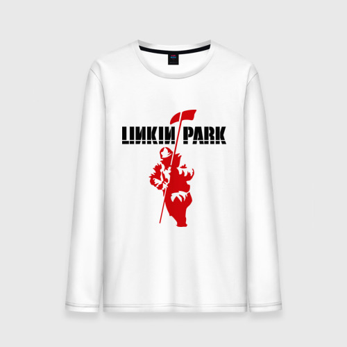 Мужской лонгслив хлопок Linkin Park 7, цвет белый
