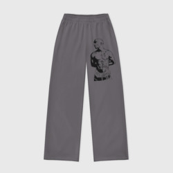 Женские брюки oversize без начеса хлопок 2pac 2