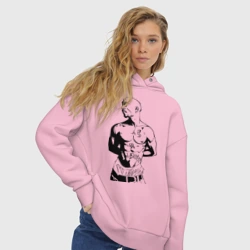 Женское худи Oversize хлопок 2pac 2 - фото 2