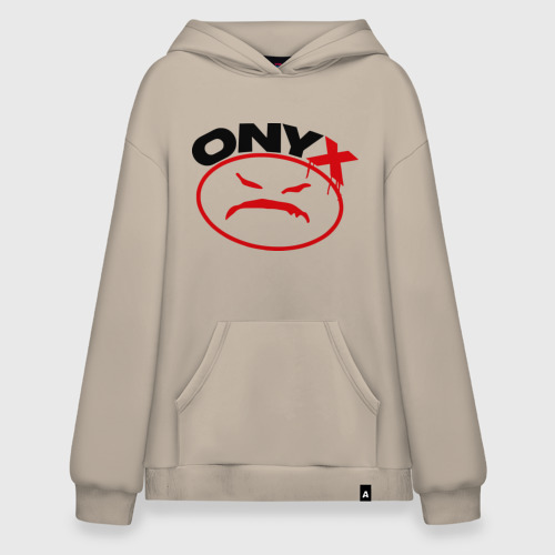 Худи SuperOversize хлопок Onyx, цвет миндальный