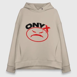 Женское худи Oversize хлопок Onyx
