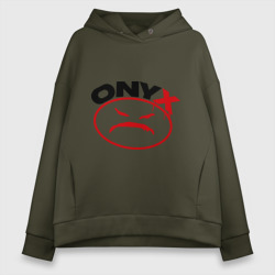 Женское худи Oversize хлопок Onyx