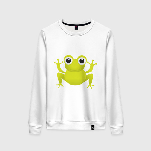 Женский свитшот хлопок Little Frog (1), цвет белый