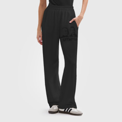 Женские брюки oversize без начеса хлопок Бутырка - фото 2