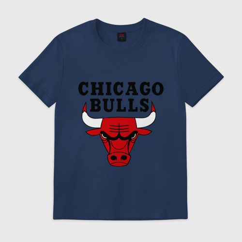 Мужская футболка хлопок Chicago bulls Фото 01 Мужская футболка хлопок Chicago bulls Фото 01