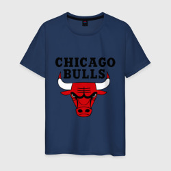 Мужская футболка хлопок Chicago bulls