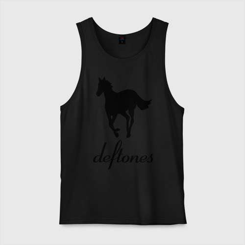 Мужская майка хлопок Deftones 3, цвет черный