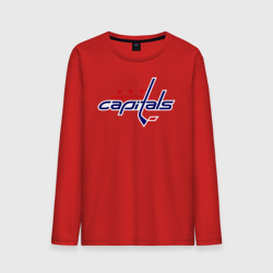 Мужской лонгслив хлопок Washington Capitals