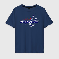 Мужская футболка хлопок Oversize Washington Capitals