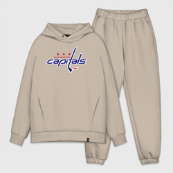 Мужской костюм oversize хлопок Washington Capitals